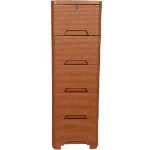 Caino Closet 5 Drawer Eagle Brown
