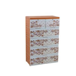 Bengal Flossy Pearl White Double Wardrobe - Model B702-14-1