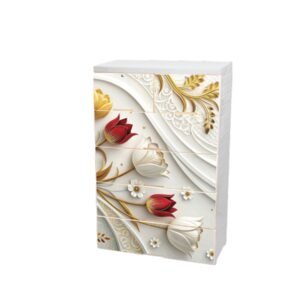 Bengal Royal Tulips Double Wardrobe - Model B702-25-1