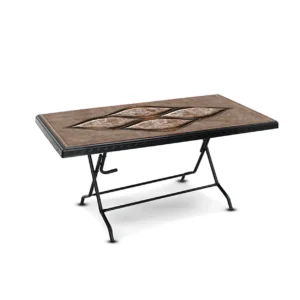 Deco Table 6 Seat S/L Print Infinity-Black