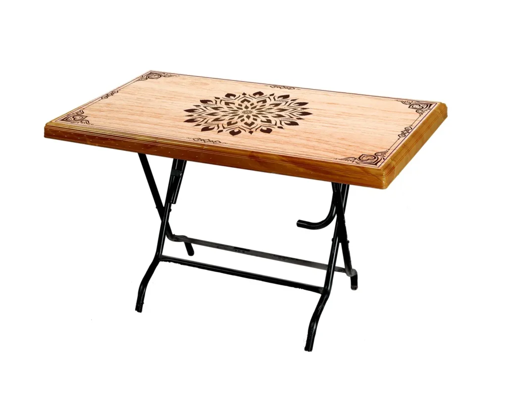 Deco Classic Table 4 Seat S/L Print Timber-SW