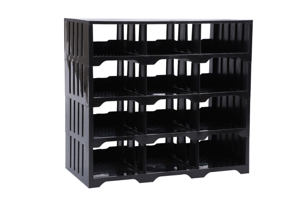 Mosque Shoe Rack 4 Step – Black