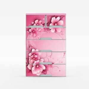 RFL Wardrobe Double 5D KD Deluxe - Daisy