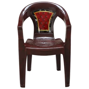 Relax Arm Chair Printed Rose Wood