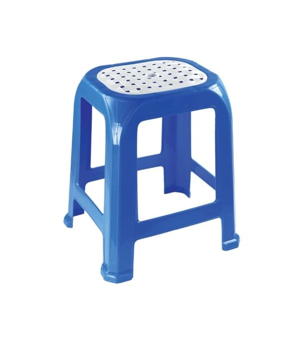 Net Stool High Blue