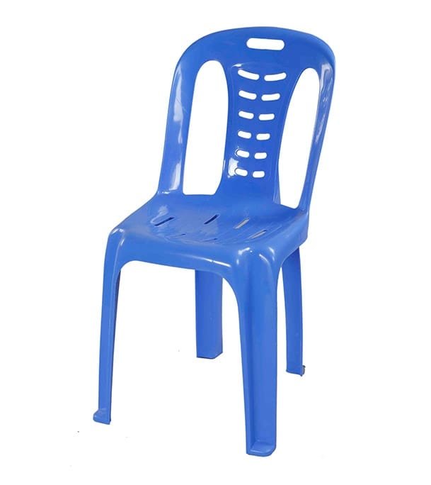 RFL Chair Dining Deluxe Spiral SM Blue | Durable Plastic Dining Chair for Home Use