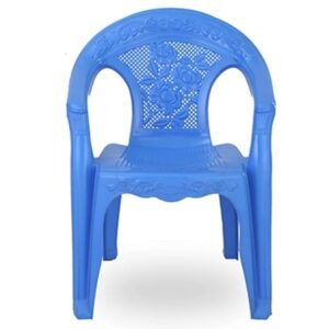 RFL Deluxe Garden Chair Net Flower SM Blue | Stylish & Durable Plastic Armchair