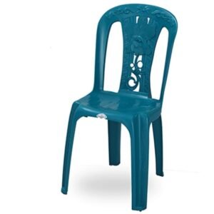 RFL Slim Chair (Stick Flower) Tulip Green | Durable Plastic Chair for Home & Decorator Business