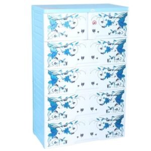 RFL Wardrobe Double 5D KD Deluxe Blue