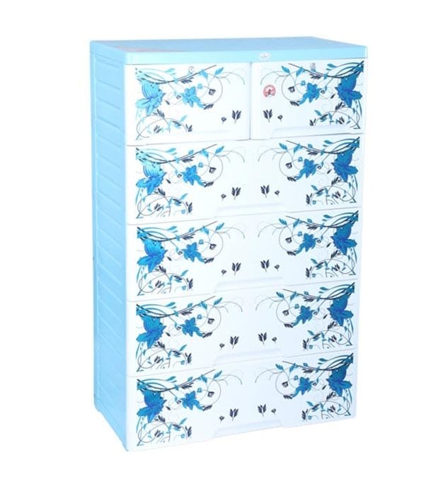 RFL Wardrobe Double 5D KD Deluxe Blue