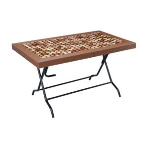 Caino Dinner Table 6 Seat S/L Print Knot EB