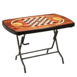Dining Table 4 Seat Rtg S/L Print Chase Black