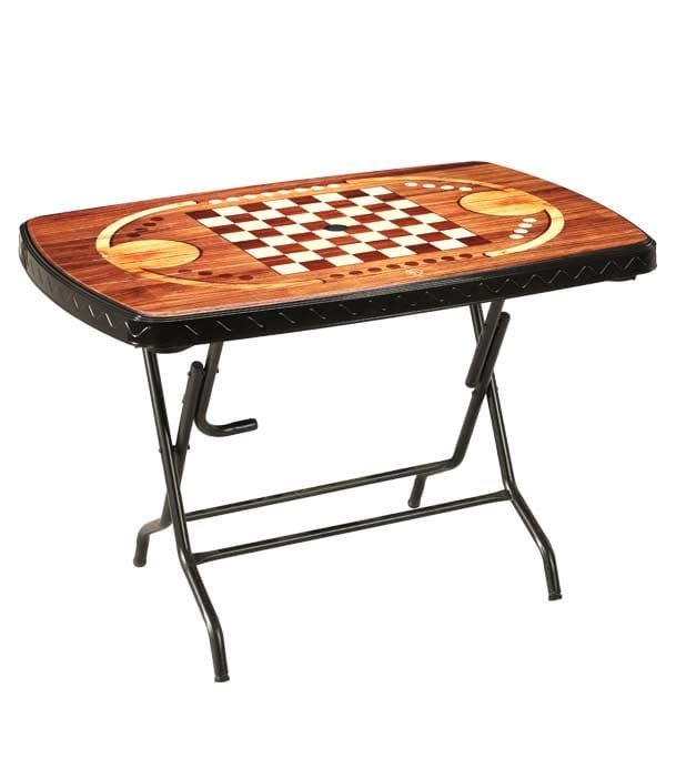 Dining Table 4 Seat Rtg S/L Print Chase Black