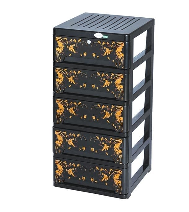 Amass Closet 5 Drawer Gold