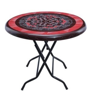 Dining Table 4 Seat Ro St/Leg Print Majestic Black