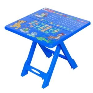 Baby Folding Table Printed ABC SM Blue