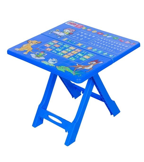 Baby Folding Table Printed ABC SM Blue