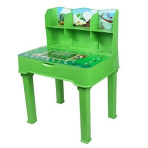 Reading Table With Shelf Parrot Green
