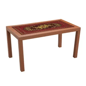 Caino Dinner Table 6 Seat P/L Print Majesty - EB
