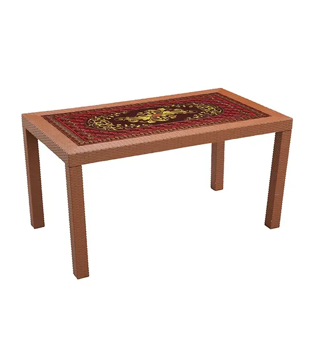 Caino Dinner Table 6 Seat P/L Print Majesty – EB