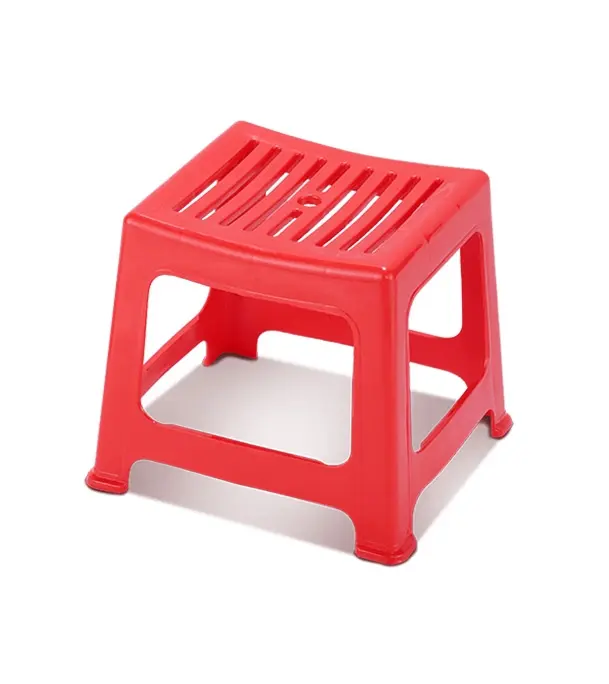 Timber Stool Short -Red