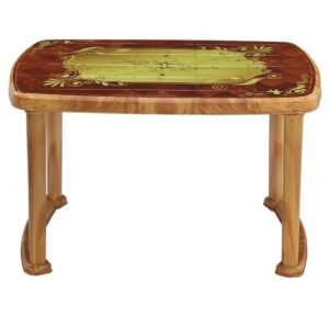 Dining Table 4 Seat Rtg P/L Print Wave - SW