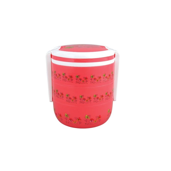 RFL Round Tiffin Box 3 Bati Assorted