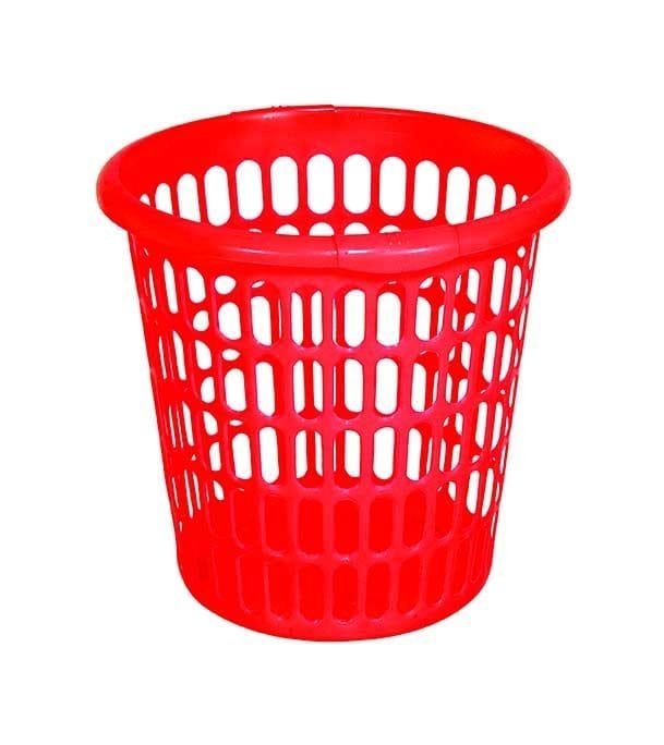 Round Laundry Basket 38 CM Red
