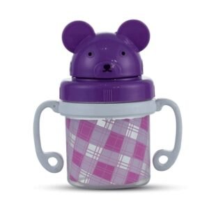 Cute Water Bottle 200 ML Trans & Purple