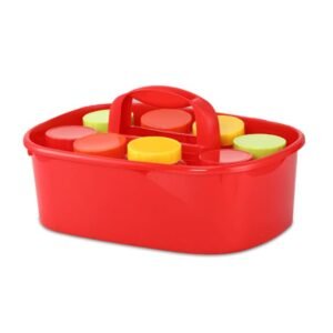 RFL Moving Basket With Noha Jar - Red