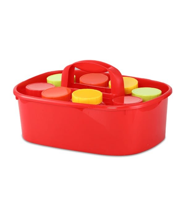 RFL Moving Basket With Noha Jar – Red