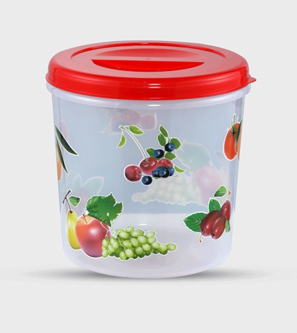 Storage Container 26L Printed Trans