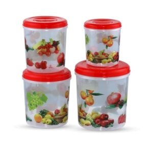 Bonolota Storage Cont 4 Pcs Set (3,5,7,10L) Trans
