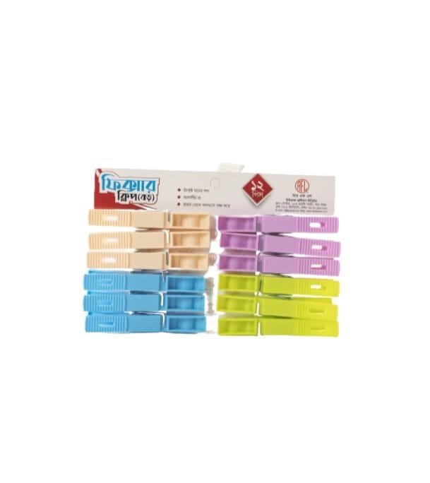 RFL Fixer Clip 12 Pcs Set Big-Assorted