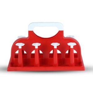 Sunflower Glass Stand - Red