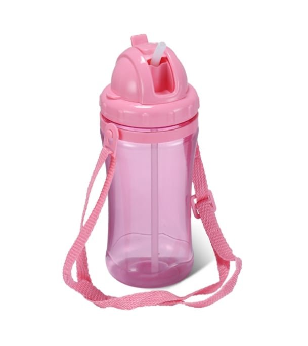 Happy Kiddo Water Bottle 450 ML Tr Pink