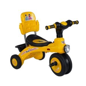 RFL Jim & Jolly Rock Rider With Backrest & Headlight KD - Yellow