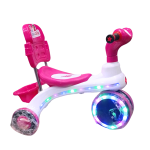 RFL Jim & Jolly Rock Rider With Backrest & LED KD - Pink